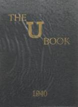 1940 Union High School Yearbook from Dugger, Indiana cover image