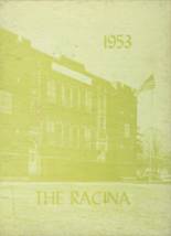 Racine High School 1953 yearbook cover photo