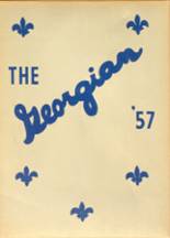 Lake George High School 1957 yearbook cover photo