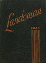 Landon High School 1946 yearbook cover photo