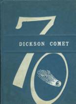 Dickson High School 1970 yearbook cover photo