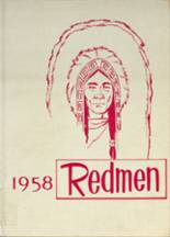 1958 Woonsocket High School Yearbook from Woonsocket, South Dakota cover image