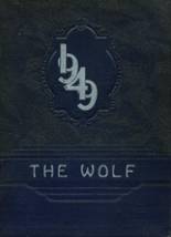 Wolfe City High School 1949 yearbook cover photo