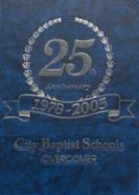 2003 City Baptist High School Yearbook from Hammond, Indiana cover image