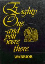 1981 Warroad High School Yearbook from Warroad, Minnesota cover image