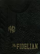 1942 St. Fidelis High School Yearbook from Herman, Pennsylvania cover image