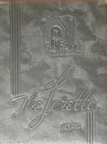 Loretto Academy 1953 yearbook cover photo