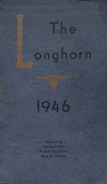 Rushville High School 1946 yearbook cover photo