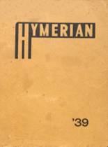 Hymera High School 1939 yearbook cover photo