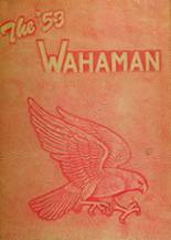 Wahama High School 1953 yearbook cover photo