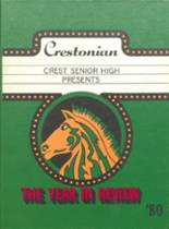 Crest High School 1980 yearbook cover photo