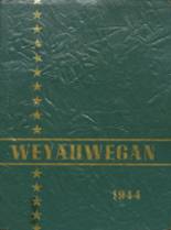 Weyauwega High School 1944 yearbook cover photo
