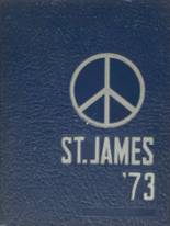St. James High School 1973 yearbook cover photo