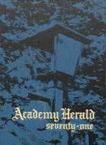 Gould Academy 1971 yearbook cover photo