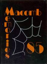 1985 Macomb High School Yearbook from Macomb, Illinois cover image