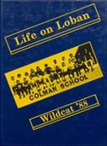 Colman High School 1988 yearbook cover photo