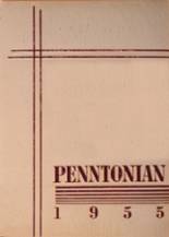 Penn Hall Junior College and Preparatory School 1955 yearbook cover photo