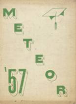 Metamora High School 1957 yearbook cover photo
