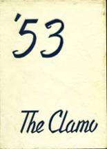 Clayton High School 1953 yearbook cover photo