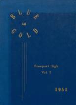 Freeport High School 1951 yearbook cover photo