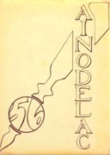 Caledonia-Mumford Central High School 1956 yearbook cover photo