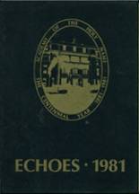 Academy of the Holy Names 1981 yearbook cover photo