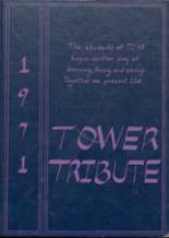 Tower City High School 1971 yearbook cover photo