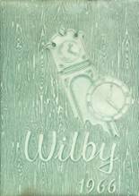Wilby High School 1966 yearbook cover photo