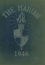 Notre Dame High School 1946 yearbook cover photo