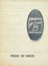 Owen County High School 1975 yearbook cover photo