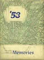 Harter High School 1953 yearbook cover photo