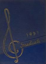 Newburgh Free Academy 1951 yearbook cover photo