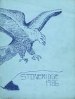 Stoneridge Preparatory School 1986 yearbook cover photo