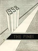 Pine Bluffs High School 1958 yearbook cover photo