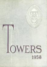 Academy of The Holy Cross 1958 yearbook cover photo