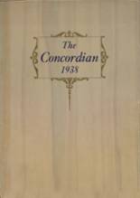 Concord High School 1938 yearbook cover photo