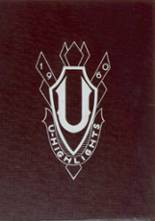 University High School  1960 yearbook cover photo