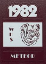 Winslow High School 1982 yearbook cover photo