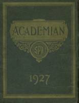 St. Patrick's High School 1927 yearbook cover photo