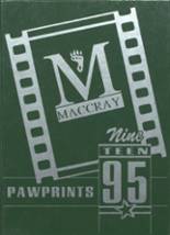 Maccray High School 1995 yearbook cover photo