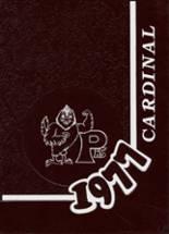 Plainville High School 1977 yearbook cover photo