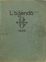 Howard High School 1930 yearbook cover photo