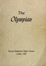 David Anderson High School 1952 yearbook cover photo