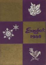 Eagle Grove High School 1958 yearbook cover photo