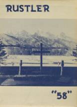 Jackson Hole High School 1958 yearbook cover photo