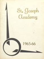 St. Joseph Academy 1966 yearbook cover photo