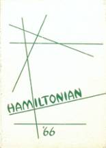 Hamilton High School 1966 yearbook cover photo
