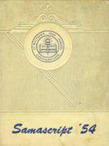 St. Matthew's High School 1954 yearbook cover photo