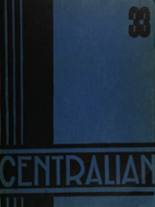 Central High School 1933 yearbook cover photo