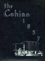 Columbia High School 1957 yearbook cover photo